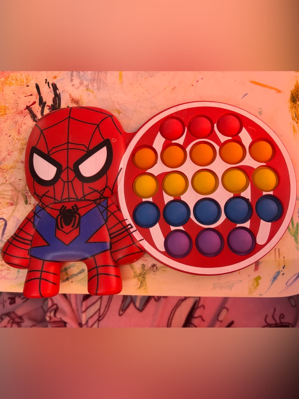 Spider-Man Pop it Fidget Toy